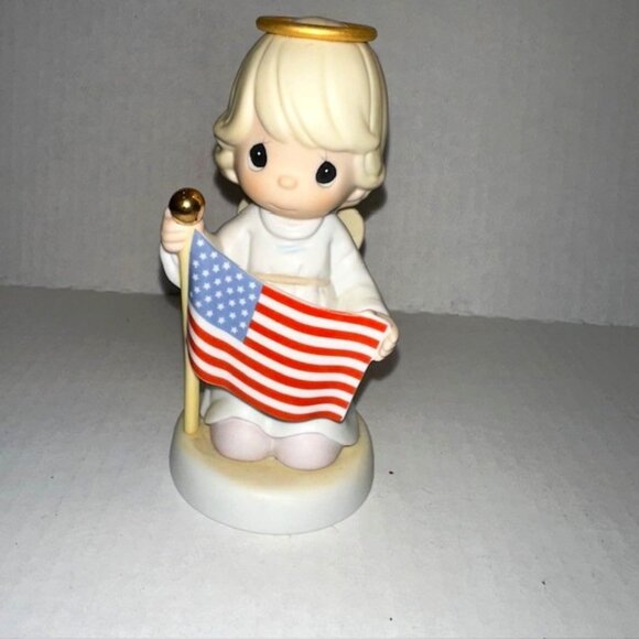 Precious Moments Other - America Forever Precious Moments Stand Beside Her And Guide Her